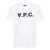 A.P.C. White Oversized T-Shirt With A.P.C. Print In Cotton Woman WHITE