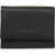 Orciani Grained leather wallet Black