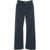 Nine in the morning Wide leg cord pants Black