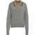 N°21 Knit polo shirt Grey
