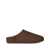 UGG 'Elea' Brown Mules With Logo Lettering On The Side And Shearling Lining In Suede Woman BROWN