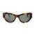 Saint Laurent Saint Laurent Sl M94 Linea Monogram Sunglasses Brown