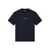 Emporio Armani Blue Crewneck T-Shirt With Logo Lettering On The Front In Cotton Blend Man BLUE