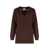 Elisabetta Franchi Elisabetta Franchi Sweater In Mixed Wool With A Jewel Strap BROWN