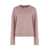 Vince Vince Round Neck Sweater In Brushed Alpaca Blend PINK