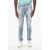 DSQUARED2 Vintage Effect Stretch Denim Slim Jeans 15Cm Blue