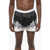 DSQUARED2 Two-Tone Boxer With Satin Detail And Logoed Elastic Band Black & White