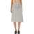 Dries Van Noten Draped "Hevira" Skirt GREY