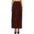 Max Mara Long "Raft" Skirt BORDEAUX