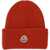 Moncler Wool Cap With Logo RED