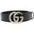 Gucci Thin Belt "Gg" Marmont BLACK