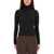 Max Mara Wool And Cashmere Mouliné Turtleneck BLACK