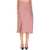 Dries Van Noten Draped Midi Skirt PINK