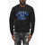 DSQUARED2 Fleeced Cotton Cool Fit Crew-Neck Sweatshirt With Frontal Pr Black