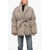 Bacon Double-Breasted New Dada Down Jacket Beige
