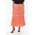 Dior Lace Combi Flared Skirt With Petticoat Orange