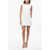 Dior Stretchy Star Minidress With Half Zip White