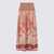 ZIMMERMANN Zimmermann Burgundy Silk Skirt TAPESTRY BURGUNDY MULTI