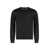 Prada Prada Crew Neck Sweater In Combed Wool Black