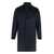 Hugo Boss Boss Regular Fit Coat In Wool And Cashmere BLUE