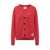 Isabel Marant Isabel Marant Red Wool Cardigan With Logo Isabel Marant Étoile RED