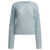 AURALEE Alpaca crewneck sweater Light blue