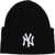 New Era Wide Cuff Beanie New York Yankees Hat Black