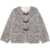 forte_forte Faux fur Coat with Divine embroidery and toggles PEARL