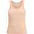 forte_forte Halter-neck tank Top in wool jersey PEACH