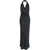 STAUD Draped maxi dress Black
