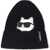 Karl Lagerfeld Beanie Hat "Snood" BLACK