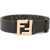 Fendi "Squared Ff" Belt DARK BROWN