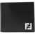 Fendi Bifold Wallet "Ff" Squared BLACK