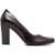 THE ROW Penelope Pumps LACQUER BROWN