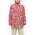 Isabel Marant Etoile Patterned Wool Harveli Overshirt Beige