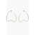 SIMONE ROCHA Golden Effect Metal Heart-Shaped Earrings Gold
