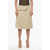Burberry Wrap Midi Skirt With Maxi Belt Beige