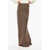 Rick Owens Wool Cloth Pencil Skirt With Flared Bottom Brown