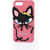 DSQUARED2 Silicone Black Cat Iphone 8 Plus Case Pink