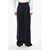 SA SU PHI Pinstriped Wool Bogart Palazzo Pants Blue