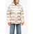 Calvin Klein Quilted Jacket With Drawstringed Waist Beige