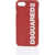 DSQUARED2 Eco-Leather Iphone 8 Plus Case With Logo Red