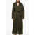 SA SU PHI Cashmere Blend Caroline Coat With Belt Military Green