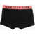 DSQUARED2 Icon Stretch Cotton Boxer With Contrasting Elastic Band Black