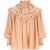 Chloe Oversized Shirt With Ruffles BEIGE