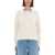 AMISH Wool Blend Sweater WHITE