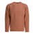 Beams Plus "Shaggy Bernard" crewneck sweater Orange
