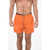 DSQUARED2 Swimshorts With Double Elastic Waistband Orange