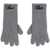 Chloe Gloves With Logo GREY