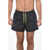 DSQUARED2 Pac-Man X D2 Nylon Swimshorts With Print Black